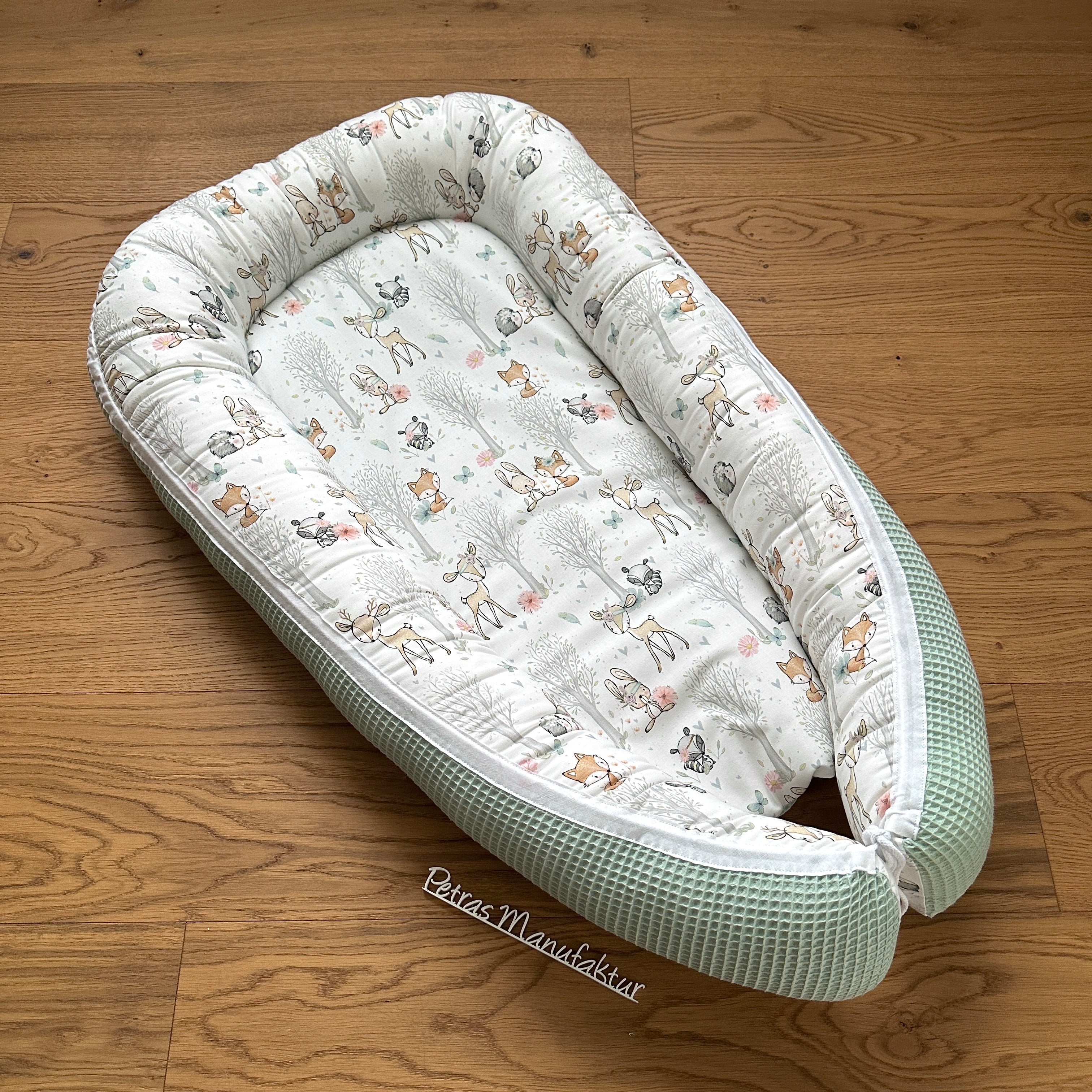 Babynestchen "Waldtiere pastell"